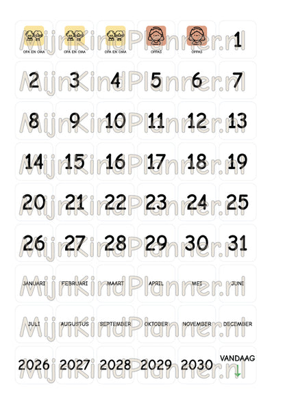 De Kindplanner Set